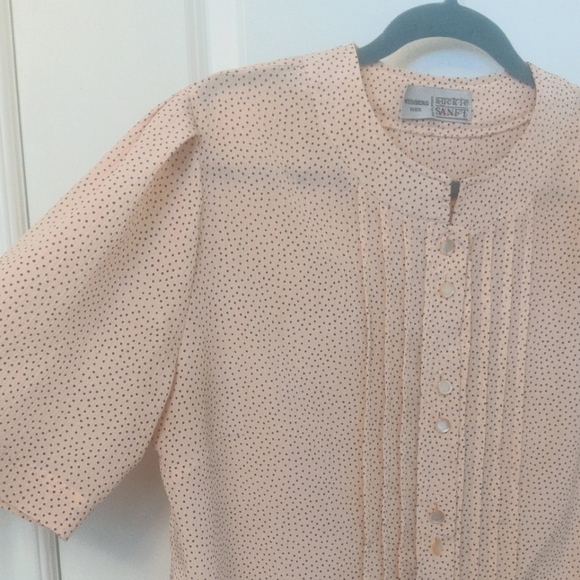 Vintage polka dot blouse - Picture 3 of 3